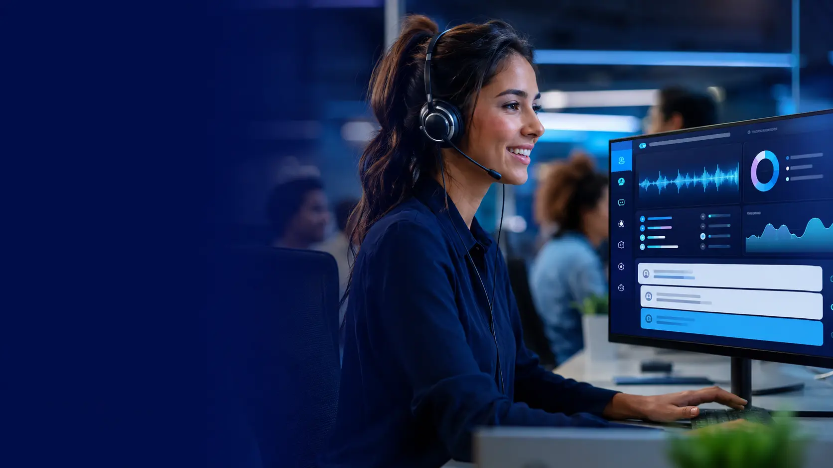 AI-enabled business phone systems and customer communications