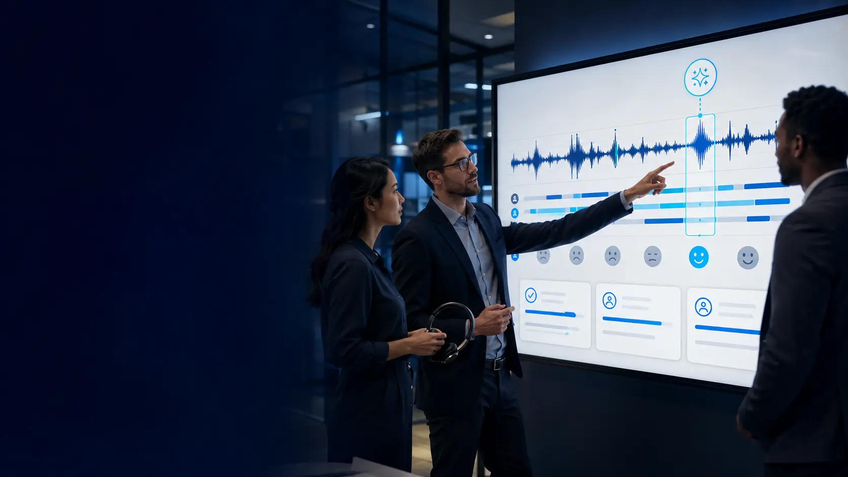 Human handover and team collaboration in an AI phone system